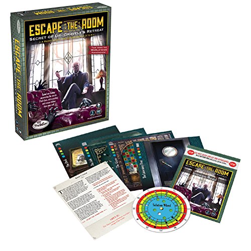 Product Cover ThinkFun Escape the Room Secret of Dr. Gravely's Retreat - An Escape Room Experience in a Box For Age 13 and Up