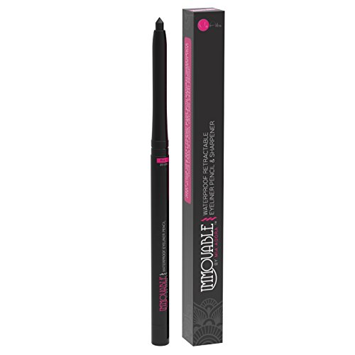 Product Cover Best Cruelty Free Waterproof Eyeliner Pencil with Sharpener - All Day Smudgeproof Wear - Easy to Use & Perfect Eye Liner for Your Cat Eyes & Waterline - Immovable by Mia Adora Makeup (Black)