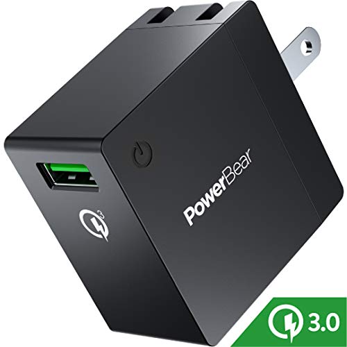 Product Cover PowerBear Fast Charger [18W] Qualcomm 3.0 USB Wall Charger Block