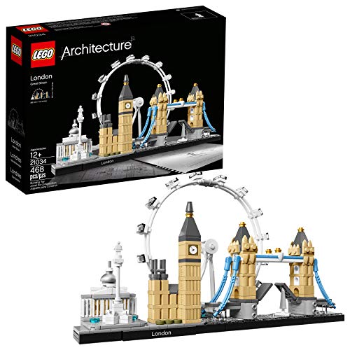Product Cover LEGO Architecture London Skyline Collection 21034 Building Set Model Kit and Gift for Kids and Adults (468 Pieces)