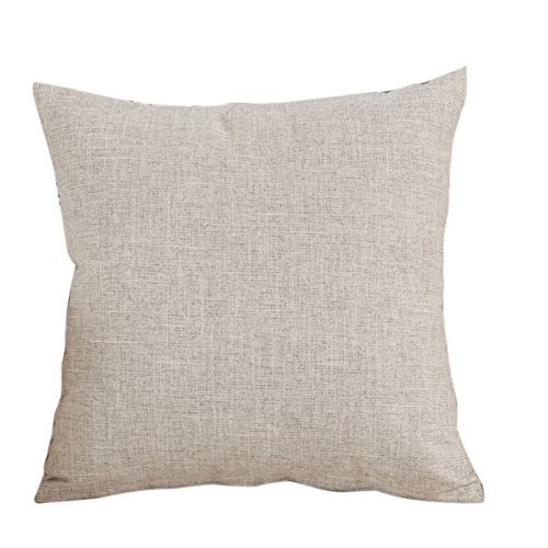 Product Cover Find-in-find Solid Cotton Linen Throw Pillow Cases Sofa Cushion Covers 22X22 by find-in-find
