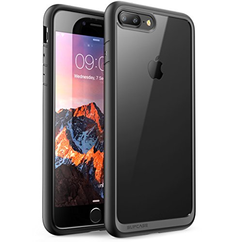 Product Cover iPhone 7 Plus Case, iPhone 8 Plus Case, SUPCASE Unicorn Beetle Style Premium Hybrid Protective Clear Case for Apple iPhone 7 Plus 2016 / iPhone 8 Plus 2017 (Black)