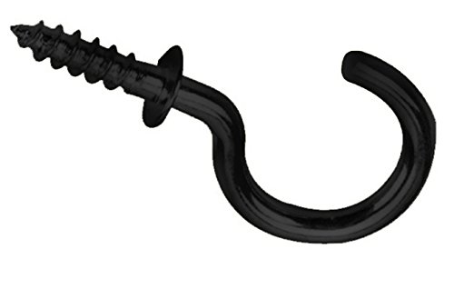 Product Cover Black Cup Hooks 3/4