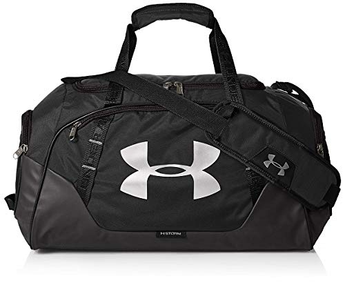 Product Cover Under Armour Unisex Undeniable Duffle 3.0 Gym Bag, Black (001)/Silver, Medium