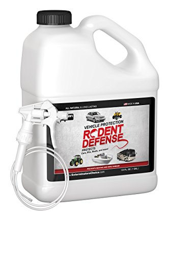 Product Cover Exterminators Choice Vehicle Protection One Gallon Rodent Repellent for Vehicle Wiring- Protects Engines Wiring from Rodents Nesting/Chewing-All Natural-Rats, Squirrels & Others...