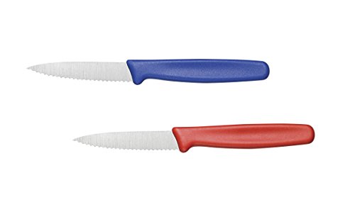 Product Cover Cutlery-Pro Serrated Paring Knife Set of 2, NSF Approved, German Carbon Steel, 3-Inch Blade