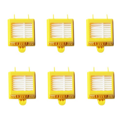 Product Cover Amyehouse Hepa Filter Accessory Kit Replenishment for iRobot Roomba 700 Series 760 770 780 790 Including 6 Filters -Fully Compatible