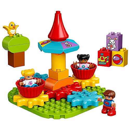 Product Cover LEGO DUPLO My First Carousel 10845 Educational Toy, Large Building Blocks