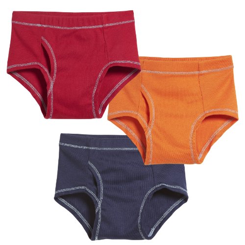 Product Cover City Threads Boys All Cotton Briefs Underwear 3-Pack for Sensitive Skin Made in USA