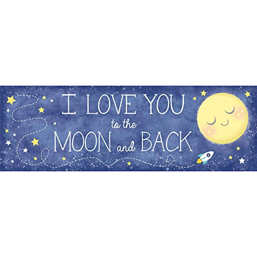 Product Cover Creative Converting 322272 to the Moon and Back Giant Party Banner