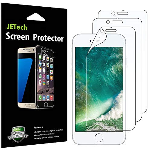 Product Cover iPhone 7 Screen Protector, JETech 3-Pack Screen Protector film HD Clear Retail Packaging for iPhone 7 4.7