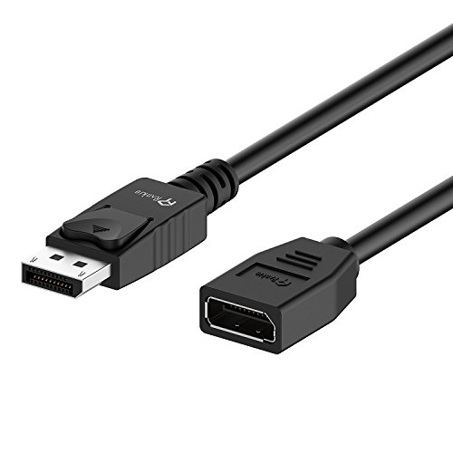 Product Cover DP Extension Cable, Rankie DisplayPort Male to Female Extension Cable - 6 Feet (Black) - R1332