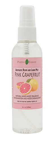 Product Cover Pink Grapefruit Room Spray by Positive Essence - Natural Aromatic Room and Linen Spray - Pink Grapefruit Scent Made with Pure Essential Oils - Air Freshener Odor Eliminator by Positive Essence