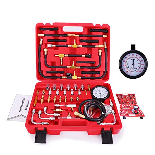 Product Cover BETOOLL Pro Fuel Injection Pressure Tester Kit Gauge 0-140 PSI