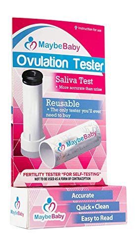 Product Cover Maybe Baby At-Home Reusable Saliva Ovulation Tester: Fertility Indicator