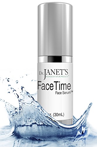 Product Cover Vitamin C Serum for Face - Hyaluronic Acid for Face Eyes & Neck - Best Natural Anti Aging Serum by Dr. Janet's Balanced By Nature - 1 oz