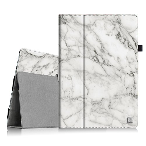 Product Cover Fintie Microsoft Surface 3 Case - Premium PU Leather Folio Stand Cover with Stylus Holder for Microsoft Surface 3 10.8-Inch Windows Tablet (Not Fit Surface Pro 3 12-Inch), Marble
