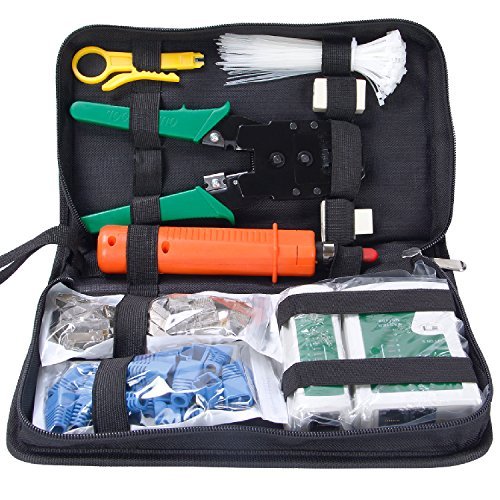 Product Cover SGILE Network Tool Kits Professional Net Computer Maintenance LAN Cable Tester 9 in 1 Repair Tools