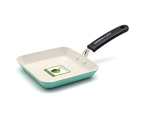 Product Cover GreenLife Mini Square Grill Pan, Turquoise - CW002430-002