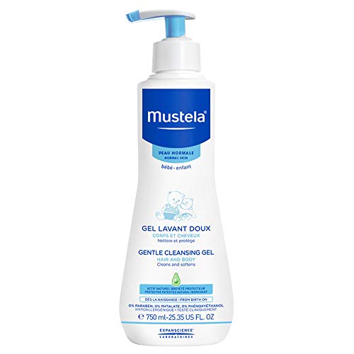 Product Cover Mustela Gentle Cleansing Gel, Baby Hair and Body Wash, 25.35 Fl Oz
