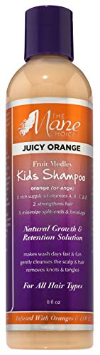 Product Cover THE MANE CHOICE Juicy Orange Fruit Medley KIDS Shampoo - Detangle, Moisturize, and Nourish Your Hair (8 Ounces / 236 Milliliters)
