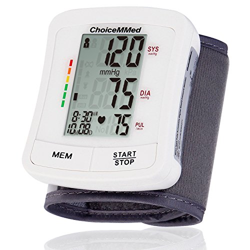 Product Cover CHOICEMMED Wrist Blood Pressure Monitor - BP Cuff Meter with Display - Blood Pressure Machine up 5.3