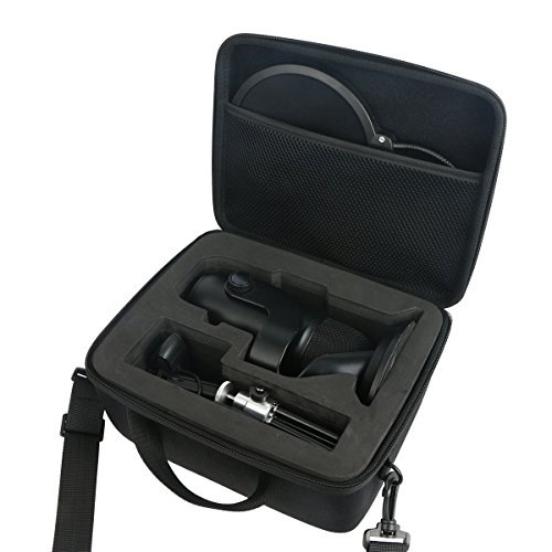 Product Cover Blue Microphones Yeti USB Microphone Case. Khanka Hard Case Storage Carrying Bag for Blue Microphones Yeti USB Microphone. Mesh Pocket for Filter Microphone Wind Screen Swivel Mount Holder