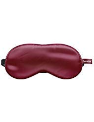 Product Cover Burgundy + FREE Eye Gel Mask : Premium Lavender Silk Eye Pillow + FREE Gel Eye Mask, Smart Comfort Design, Includes Removable Pouch Generously Filled With Organic Lavender & Flax Seeds, So Many Uses!