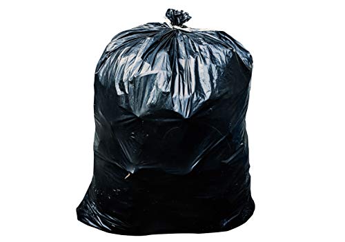 Product Cover 65 Gallon Trash Bags for Toter (Black, 100 Garbage Bags Per Case)