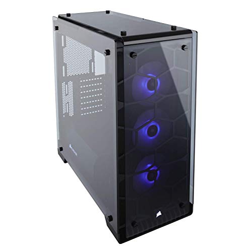 Product Cover Corsair Crystal 570X RGB Mid-Tower Case, 3 RGB Fans, Tempered Glass - Black - CC-9011098-WW