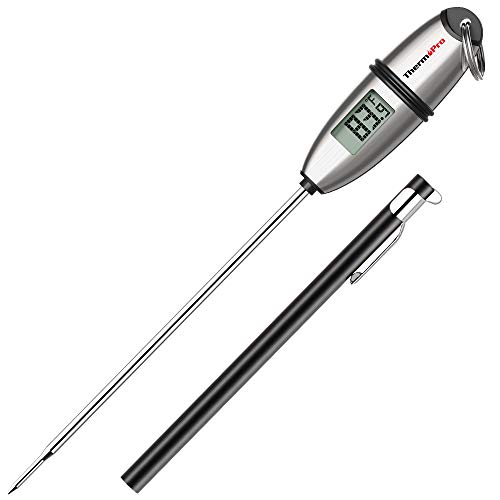 Product Cover ThermoPro TP-02S Instant Read Meat Thermometer Digital Cooking Food Thermometer with Super Long Probe for Grill Candy Kitchen BBQ Smoker Oven Oil Milk Yogurt Temperature