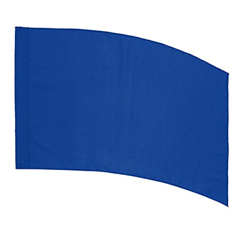 Product Cover DSI Color Guard Practice Flag (PCS) - Curved Rectangle - Royal Blue