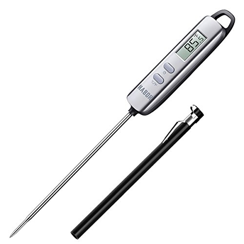 Product Cover Habor 022 Meat Thermometer, Instant Read Thermometer Digital Cooking Thermometer, Candy Thermometer with Super Long Probe for Kitchen BBQ Grill Smoker Meat Oil Milk Yogurt Temperature