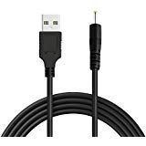 Product Cover FanTEK 2m USB to DC 2.5mm Charging Cable for Dragon Touch NeuTab Yuntab Simbans Pyle Astro iRULU RCA NPOLE Alldaymall VV Liinmall Le Pan LillyPad AmazeOffer Luxrmoon GBtiger TRIO Tablet (Black)