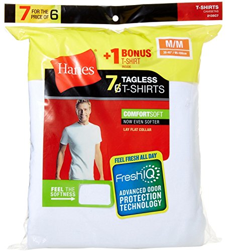 Product Cover Hanes Men's 7 Pack Freshiq Comfortsoft Crewneck T-Shirt