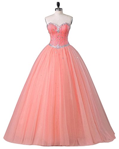 Product Cover Beautyprom Women's Sweetheart Ball Gown Tulle Quinceanera Dresses Prom Dress