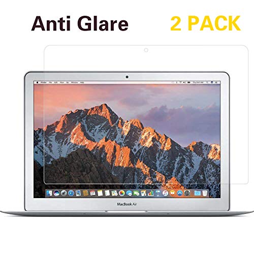 Product Cover [2 Pack] FORITO Anti Glare Screen Protector Compatible for MacBook Air 13 Model A1369 and A1466 / Anti-Scratch & Anti Water -Oil Repellcy with Lifetime Risk-Free Replacement Warranty