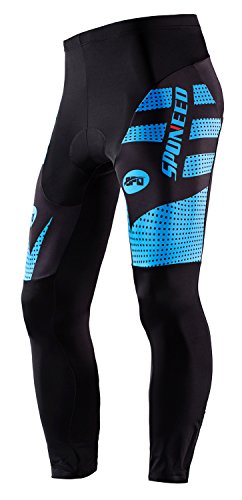 Product Cover sponeed Men's Bicycle Pants 4D Padded Road Cycling Tights MTB Leggings Outdoor Cyclist Riding Bike Wear