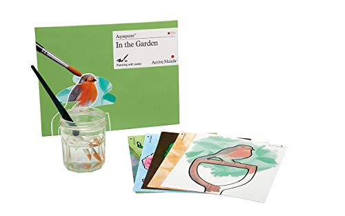 Product Cover in The Garden Aquapaint - Reusable Water Painting by Active Minds | Specialist Alzheimer's/Dementia Art Activity w/Five Painting Designs