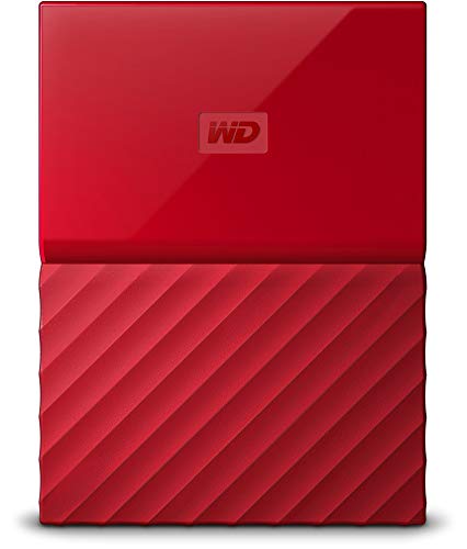 Product Cover WD My Passport 4TB Portable External Hard Drive (Red)