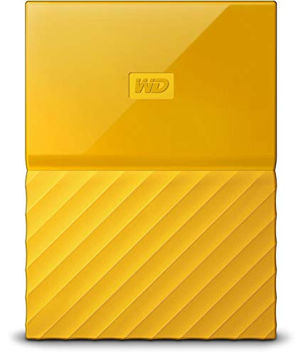 Product Cover WD 4TB Yellow My Passport Portable External Hard Drive - USB 3.0 - WDBYFT0040BYL-WESN