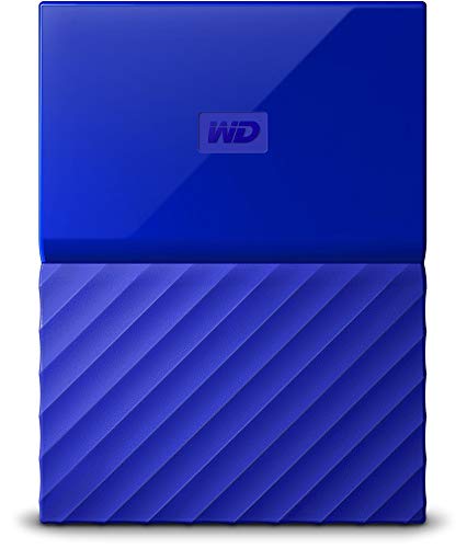 Product Cover WD My Passport 1TB Portable External Hard Drive (Blue)