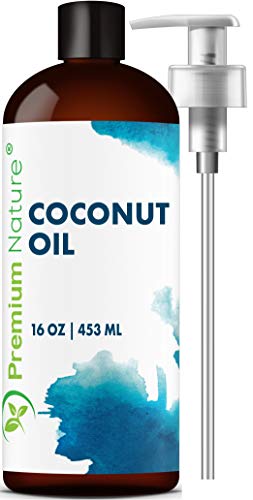 Product Cover Fractionated Coconut Oil Massage Oil - Cold Pressed Pure MCT Oil for Essential Oils Mixing Dry Skin Moisturizer Natural Carrier Baby Oil for Face Hair & Body Therapeutic Aromatherapy Raw 16 oz