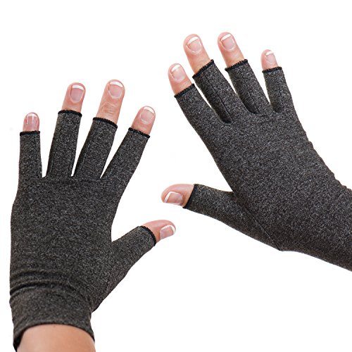 Product Cover Dr. Frederick's Original Arthritis Gloves - Warmth and Compression for relief of Rheumatoid and Osteoarthritis Joint Pain - Medium