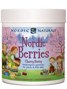 Product Cover Nordic Naturals Cherry Multivitamin Gummy - Chewable Vitamin For Children And Adults Provides Essential Vitamins And Nutrients For Immune System, Bone Health, Development & Overall Health, 120 Count