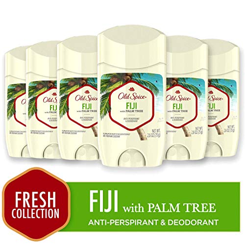 Product Cover Old Spice Antiperspirant and Deodorant for Men, Fiji with Palm Tree Scent, 2.6 Oz (Pack of 6)
