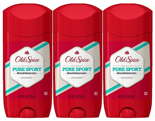 Product Cover Old Spice Deodorant for Men, Pure Sport Scent, High Endurance, 3 Ounce, Pack of 3