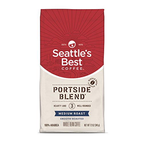 Product Cover Seattle's Best Coffee Portside Blend Medium Roast Whole Bean Coffee, 12-Ounce Bag