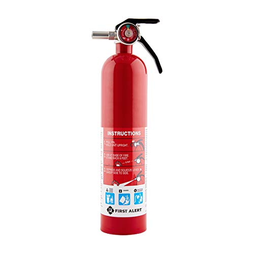 Product Cover First Alert 1038789 Standard Home Fire Extinguisher, Red