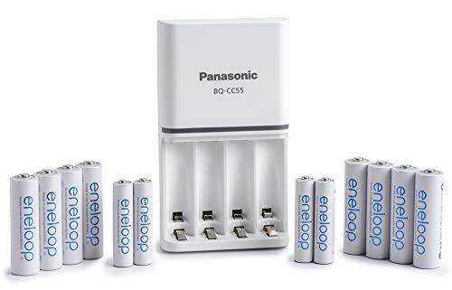 Product Cover Panasonic eneloop Power Pack; 8AA, 4AAA, and Advanced Battery 3 Hour Quick Charger